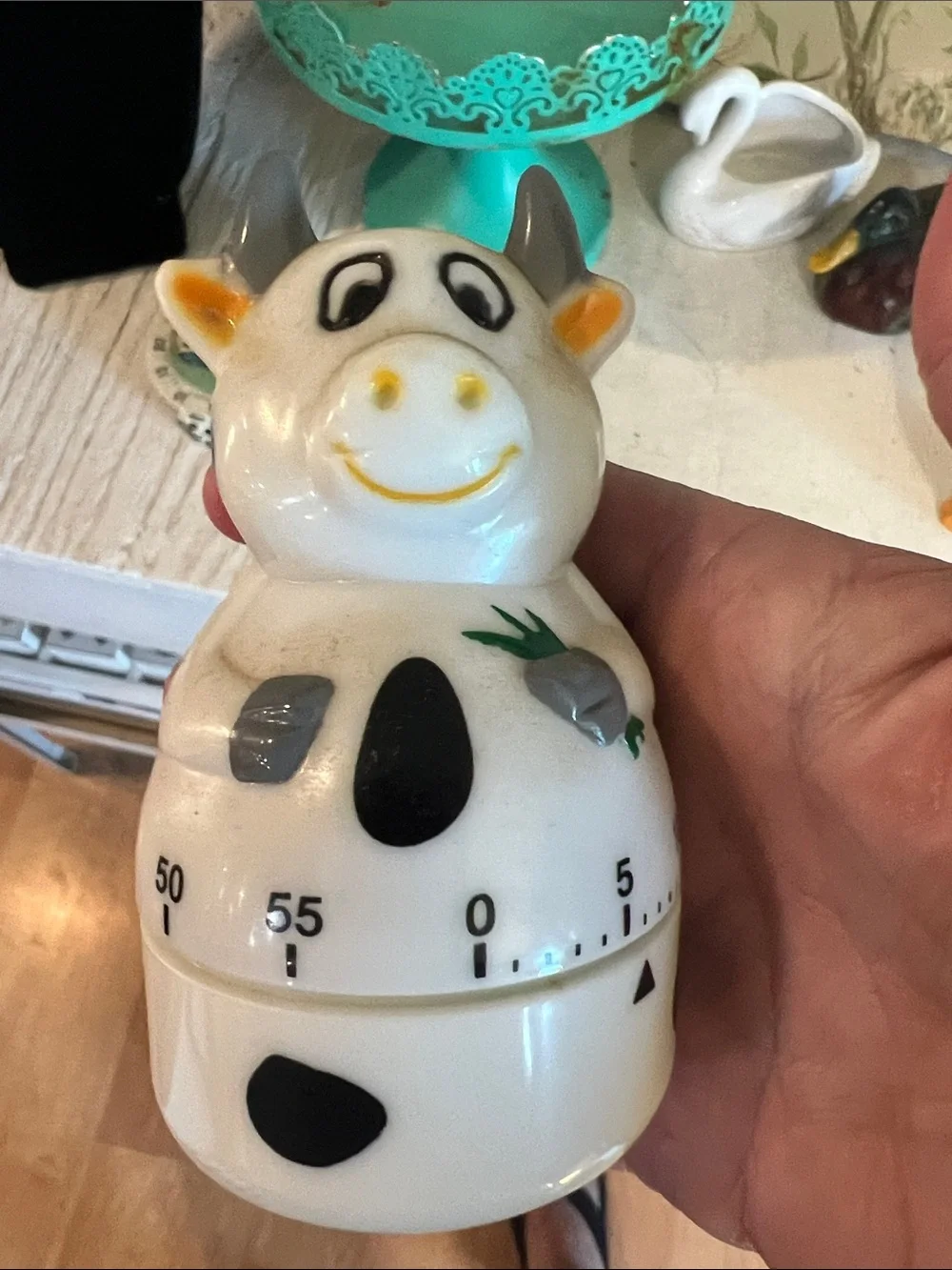 Set of Three Vintage Farm Barn Kitchen Timer - Cow and Chicken